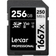 купить LEXAR 256GB Professional 1667x SDXC UHS-II cards, up to 250MB/s read 90MB/s write C10 V60 U3 EAN: 843367114962 в Алматы фото 1