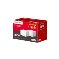 купить Домашняя Mesh Wi-Fi система GbE AX1800 Mercusys Halo H70X(2-pack) <Wi-Fi 6, бесшовный роуминг 802.11k/v/r, 1201Mbps 5Ghz + 574Mbps 2.4Ghz, 802.11ax/ac/n/a, 3 порта LAN/WAN GbE> в Алматы фото 3