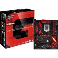 купить Материнская плата ASRock H270 PERFORMANCE LGA1151 iH270 4xDDR4 SATA3 M.2 14xUSB из них 8xUSB3.0 S/PDIF 1xCOM D-Sub DVI HDMI Ethernet PS/2 в Алматы фото 1