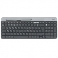 купить LOGITECH K580 Wireless Slim Multi-Device Keyboard - GRAPHITE - RUS в Алматы фото 1