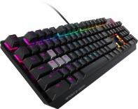 купить Игровая клавиатура ASUS Strix Scope 90MP0180-B0RA00, Cherry MX red switches, аллюминивая рама, USB, RGB подсветка в Алматы фото 2