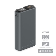 Купить Зарядное устройство Power bank Olmio QS-20, 20000mAh, серый Алматы