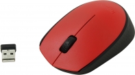купить Мышь беспроводная Logitech M171 Red (красная, оптическая, 1000dpi, 2.4 GHz/USB-ресивер) в Алматы фото 2