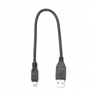 купить Переходник, SHIP, US107G-0.25P, MINI USB на USB 2.0, Пол. пакет, 0.25 м, Чёрный в Алматы фото 2