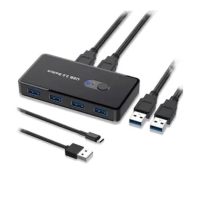 купить Switch UGREEN US216 2 In 4 Out USB 3.0 Sharing, 30768 в Алматы фото 2