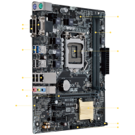 купить Материнская плата ASUS H110M-K LGA1151, iH110, 2xDDR4, 4xSATA3, 1xPCIe3.0/2.0x1, 2xPCIe2.0x1, 2xPS/2, 1xD-Sub, 1xDVI, 1xLAN, 2xUSB3.0, 4xUSB2.0, 3xAudio jack(s), Realtek® ALC887 8-Channel High Definition Audio CODEC, mATX, BOX                         в Алматы фото 2