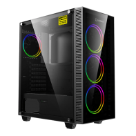 купить Корпус ПК без БП GameMax Draco XD <ATX, 3x120ARGB, 3.5*(HDD)x2, 2.5*(SSD)x2, USB2.0x1, USB3.0x1, HD Audio, 415x464x210mm> в Алматы фото 3