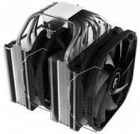 купить Кулер для процессора, Deepcool, ASSASSIN III, DP-GS-MCH7-ASN-3, Intel 20XX/1200/11XX/1366 и AMD AM4/AM3+/AM3/AM2+/AM2/FM2+/FM2/FM1, TDP:280W, 2*140мм, 450-1400±10%, 90.37 CFM,  ?34.2 dB(A), 4pin, (ДxШxВ) 161х140х165мм, Чёрный в Алматы фото 2