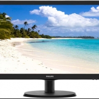 купить Monitor Philips 223V5LHSB *21,5 TN LED/FHD/1920x1080/250кд/м/170-160/VGA/HDMI/Black в Алматы фото 1