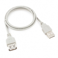 купить Кабель удлинитель USB 2.0 Gembird CC-USB2-AMAF-75CM/300, AM/AF, 75см, пакет в Алматы фото 1