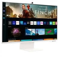 купить Монитор 32" SAMSUNG LS32BM801UIXCI UHD SMART M8 VA Изогнутый 4K 4мс 400кд/м2 3000:1 HDMI USB-C Белый в Алматы фото 1