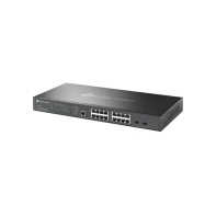 купить Коммутатор PoE+ управляемый 2.5 GbE 16-портовый Tp-Link SG3218XP-M2 <JetStream™ 16 портов 2.5GBASE-T (из них 8 портов с поддержкой 802.3af/at max 30W на порт) 2 SFP+ Slots 10Gbps, коммутационная матрица 120 Гбит/с, консольный порт управления, бюджет  в Алматы фото 2