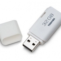 купить USB-ФЛЕШ-НАКОПИТЕЛЬ 32Gb TOSHIBA U202 USB 2.0 THN-U202W0320E4 WHITE  в Алматы фото 1