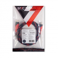 купить Интерфейсный кабель HDMI-HDMI SVC HR0150RD-P, 30В, Красный, Пол. пакет, 1.5 м в Алматы фото 1