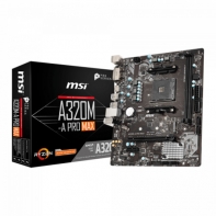 купить Материнская плата MSI A320M-A PRO MAX AM4 A320 2xDDR4  up to 3200(OC), 4xSATA3 1xM.2 RAID 1xDVI 1xHDMI 1xPCI-E X16  1xPCI-E X1, 6xUSB3.2 Gen1, 6xUSB 2.0, mATX в Алматы фото 1