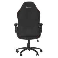 купить Игровое кресло Sharkoon Elbrus 1 Black/Red <Ткань, Газлифт 4, Откидной подлокотник> в Алматы фото 3