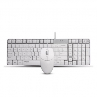 купить Комплект Клавиатура + Мышь Rapoo X120PRO White в Алматы фото 3