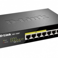 купить D-Link DGS-1008P/D2A Коммутатор 8-порт10/100/1000 неуправляемый с 4 PoE /  в Алматы фото 1