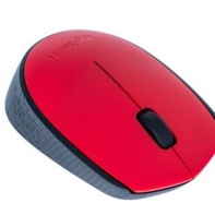 Купить Мышь беспроводная Logitech M171 Red (красная, оптическая, 1000dpi, 2.4 GHz/USB-ресивер) Алматы