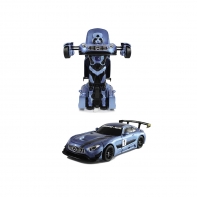 купить Радиоуправляемый Трансформер, RASTAR, 74820B, 1:14, Mercedes-Benz GT3 Transformable car,  2.4GHz, Свет, Звук, Танцует, Съемные щит и секира, Синий в Алматы фото 1