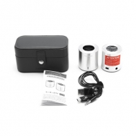 купить Колонки, Lifetrons, FG-8010STA-SIL-I, Портативные, 2.0, MiniJack 3.5m, 5V, Серебристый, Цветная коробка в Алматы фото 2
