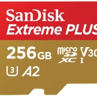купить SanDisk Extreme Plus microSDXC 256GB + SD Adapter + Rescue Pro Deluxe 170MB/s A2 C10 V30 UHS-I U3; EAN: 619659169534 в Алматы фото 1