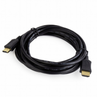 купить Кабель HDMI Cablexpert CC-HDMI4L-10, 3.0м, v1.4, 19M/19M, серия Light, черный, поз.разъ, экран, паке в Алматы фото 1
