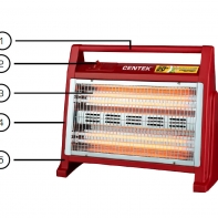 купить CT-6141/ Кварцевый обогреватель Centek в Алматы фото 1