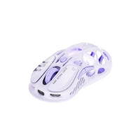 купить Mouse GravaStar Mercury M1 Pro, Wireless, BT/2.4GHz/cable, (PAW3395) 26000 dpi, 5 buttons,USB,Purple в Алматы фото 2