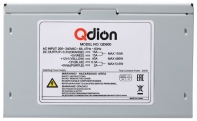 купить Блок питания Qdion QD600 85+, 600W, 12cm fan, Passive PFC, ATX в Алматы фото 2