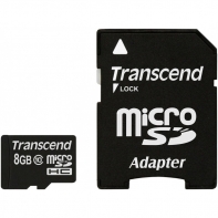 купить Карта памяти MicroSD 8GB Class 10 Transcend TS8GUSDHC10 в Алматы фото 1