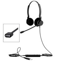 купить Гарнитура Jabra BIZ 2300 Duo, USB-C, MS, 2399-823-189/BY в Алматы фото 2
