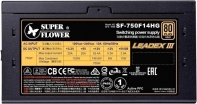 купить Блок питания Super Flower Leadex III Gold, 750W, SF-750F14HG, Active PFC, Modular, Fan 130mm, black в Алматы фото 3