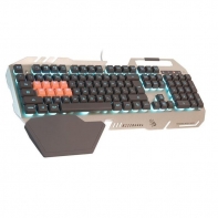 купить Клавиатура игровая Bloody B2418-Golden <LED подсветка, 1.8m USB, 8 ABS Keycaps> в Алматы фото 2
