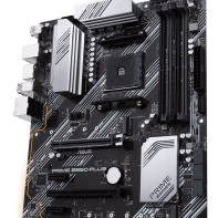 купить Сист. плата ASUS TUF GAMING B550-PLUS, B550, AM4, 4xDIMM DDR4, 2xPCI-E x16, 2xM.2, 6xSATA, DP, HDMI, ATX  в Алматы фото 1