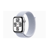 купить Смарт часы Apple Watch SE GPS 44mm Silver Aluminium Case with Blue Cloud Sport Loop (MXET3QI/A), серый в Алматы фото 1