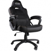 купить Игровое кресло GameMax GCR07 Black <Спинка: 79см, механизм качания, нагрузка до 120кг> в Алматы фото 1