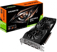 купить Видеокарта Gigabyte GTX 1660, GV-N166SGAMING OC-6GD, 6GB GDDR5 192bit, Windforce 3xFan, 3xDP, HDMI BOX в Алматы фото 1
