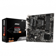 купить Материнская плата MSI B450M PRO-VDH MAX AM4 B450 4xDDR4 4xSATA3 RAID 1xM.2 VGA HDMI DVI mATX в Алматы фото 1