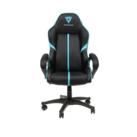 Купить Кресло геймерское ThunderX3 BC1-BC, рег. высоты, подлокотник, 150 кг, Black-Cyan в Алматы