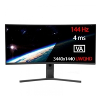 купить Монитор Xiaomi 144Hz Curved Gaming Monitor 34" Черный в Алматы фото 1