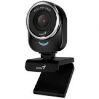 купить GENIUS QCam 6000, black, Full-HD 1080p webcam, universal clip, 360 degree swivel, USB, built-in microphone, rotation 360 degree, tilt 90 degree в Алматы фото 1