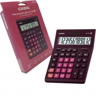 Купить Калькулятор настольный CASIO GR-12C-WR-W-EP бордовый Алматы