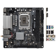 купить Материнская плата ASRock B660M-ITX/AC LGA1700 2xDDR4 4xSATA RAID M.2 HDMI DP 5xUSB3.2 mITX в Алматы фото 1