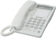 Купить Panasonic Телефон проводной KX-TS2362RUW (белый)  Алматы