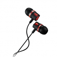 купить CANYON EP-3 Stereo earphones with microphone, Red, cable length 1.2m, 21.5*12mm, 0.011kg в Алматы фото 1