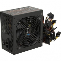 купить Блок питания, Aerocool, KCAS PLUS 800W, 800W, ATX, APFC, 20 4 pin, 4 4pin, 7*Sata, 4*Molex, 1*FDD, 4*PCI-E 6 2 pin, Поддержка Haswell, Вентилятор 12 см, Кабель питания, Чёрный в Алматы фото 2