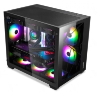 купить Корпус ПК без БП SEGOTEP Lumi black <без вентиляторов> в Алматы фото 1