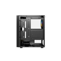 купить Корпус Wintek Moon PS195-5-B TG, ATX/Micro ATX, USB 1*3.0/2*2.0, 0,45mm, 4*12cm fRGB fan, чёрный в Алматы фото 2