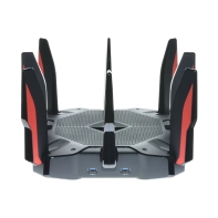 купить Маршрутизатор беспроводной AC5400 GbE Tp-Link Archer C5400X <AC5400 Dual Band Wireless Gigabit Router, Broadcom, 2167Mbps 5Ghz + 2167Mbps 5Ghz + 1000Mbps 2.4Ghz, 802.11ac/a/b/g/n, 1 GbE WAN + 8 GbE LAN, Агрегирование каналов (WAN/LAN), 2 порта USB 3. в Алматы фото 3